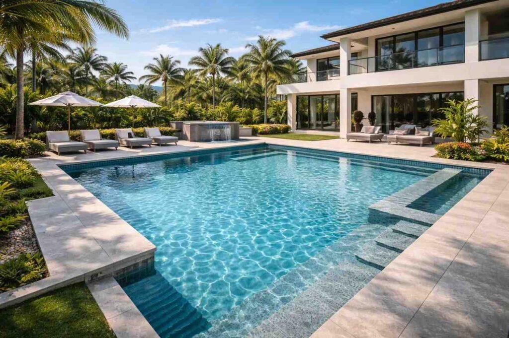 Modern Rectangular Pool Design